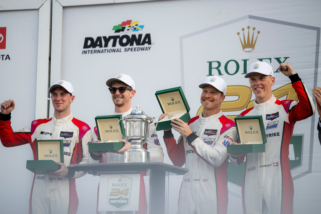 Fra crash til sejr: Malthe Jakobsen vinder Rolex 24 at Daytona med Crowdstrike Racing by APR
(Foto: Fred Hardy)